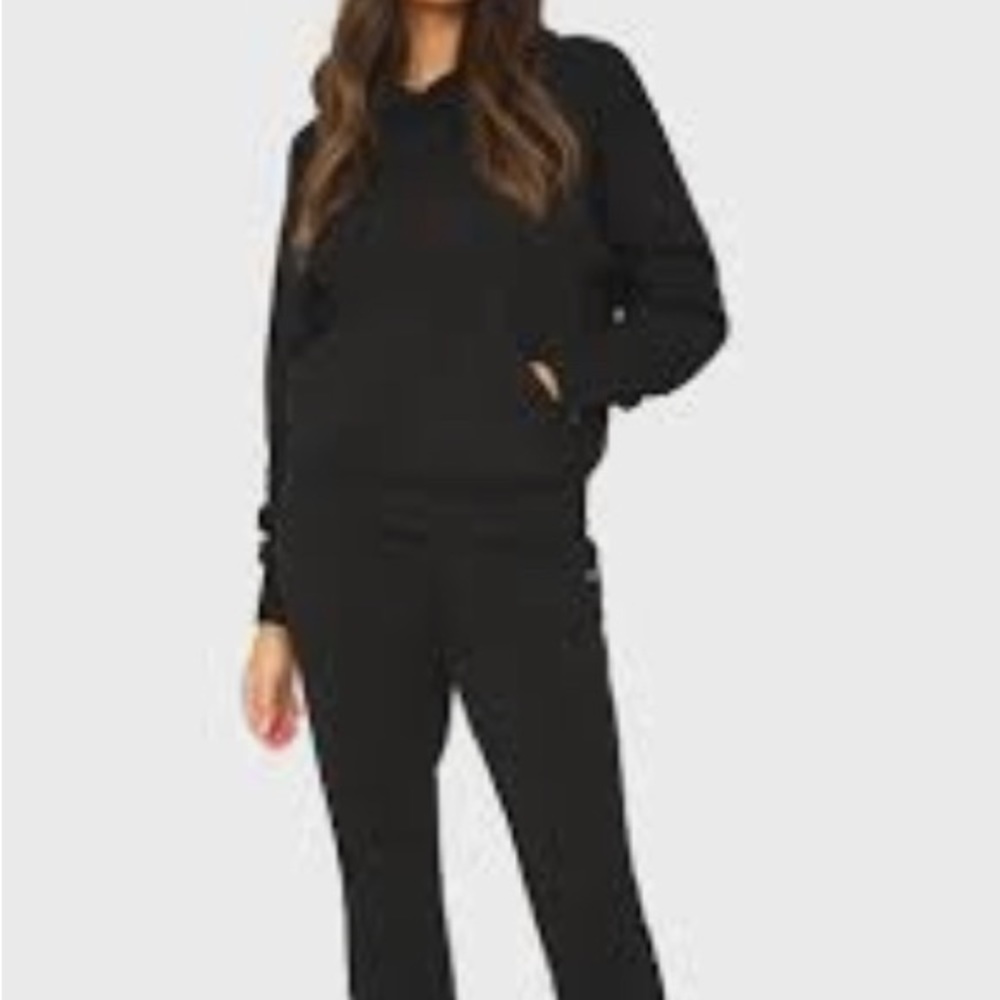 WE WORE WHAT TRACKSUIT IN BLACK BRAND NEW SIZE SMALL PANTS and HOODIE